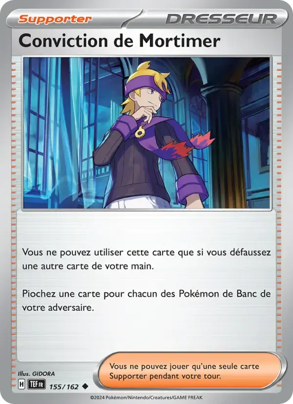 Carte Pokémon Conviction de Mortimer #155 — Forces Temporelles
