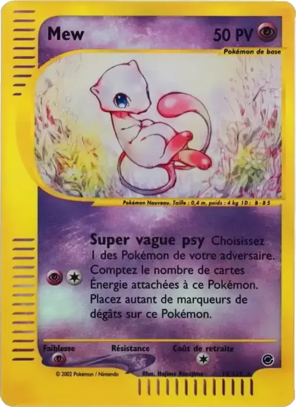 Carte Pokémon Mew #19 — Expédition