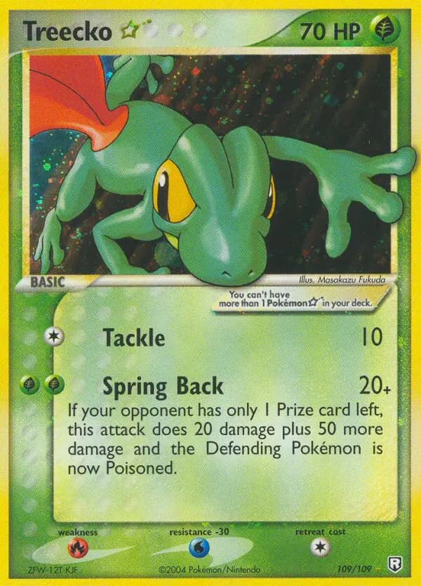 Treecko ★ #109 — EX Team Rocket Returns