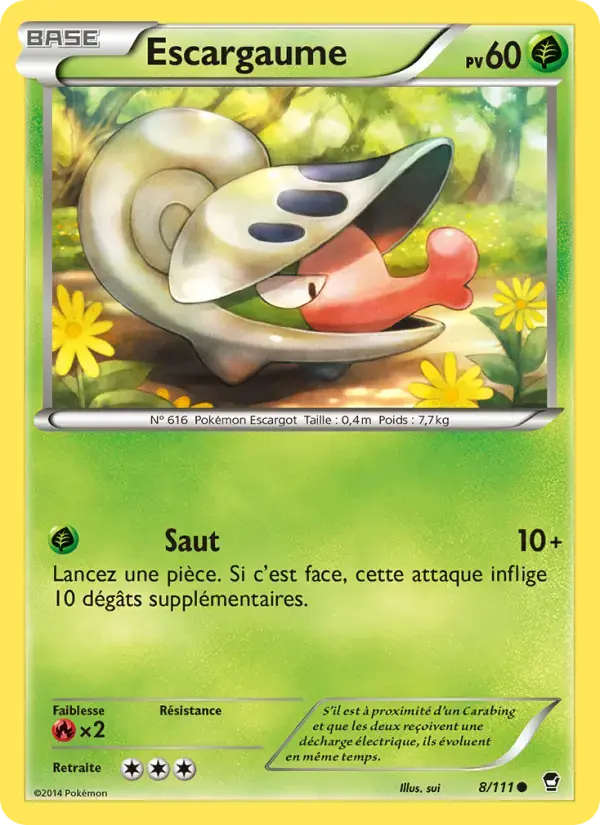 Carte Pokémon Escargaume #8 — Poings Furieux