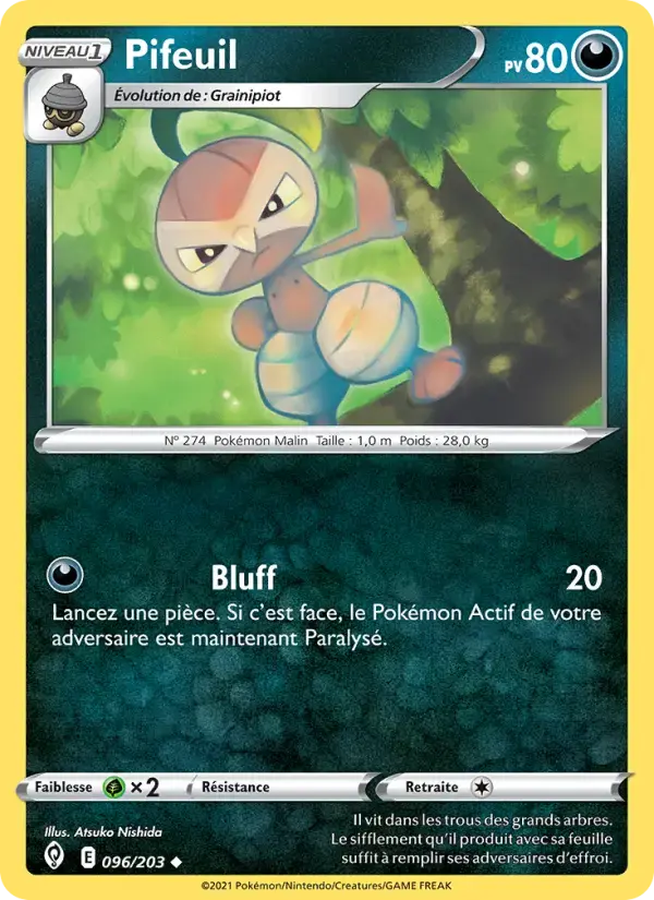 Carte Pokémon Pifeuil #96 — Évolution Céleste