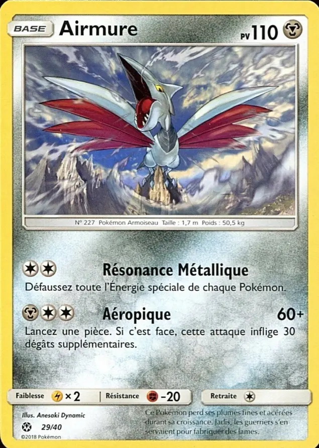 Carte Pokémon Airmure #29 — 2018 Promo McDonald's