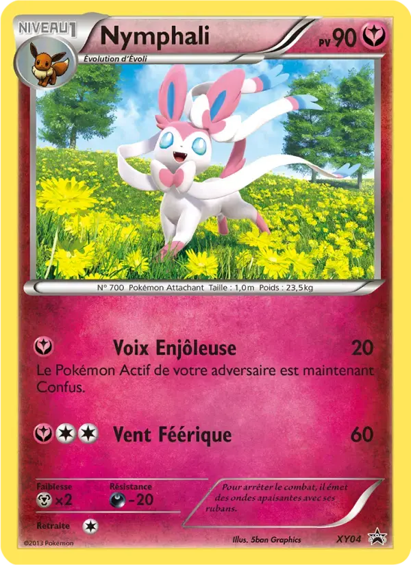 Carte Pokémon Nymphali #XY04 — Promos X&Y