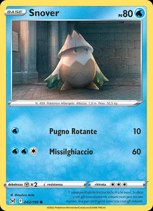 Carte Pokémon Blizzi #042 — Origine Perdue