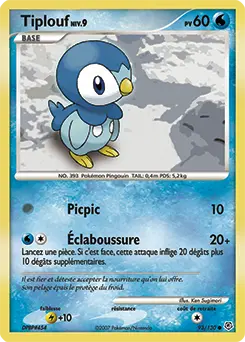 Carte Pokémon Tiplouf #093 Cosmos — Diamant et Perle
