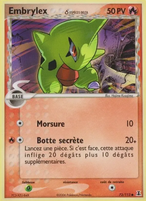 Carte Pokémon Embrylex δ #73 — Espèces Delta