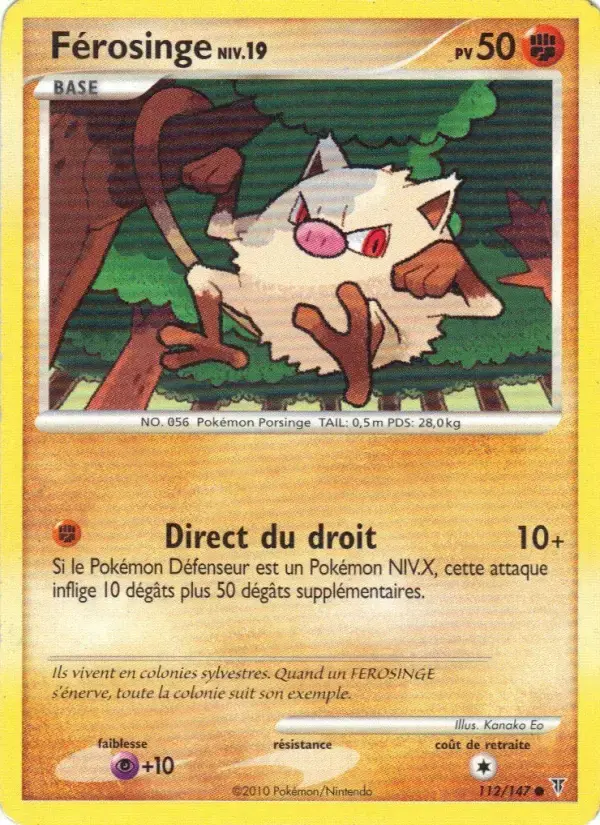 Carte Pokémon Férosinge #112 — Vainqueurs Suprêmes
