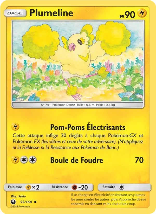 Carte Pokémon Plumeline #55 — Tempête Céleste