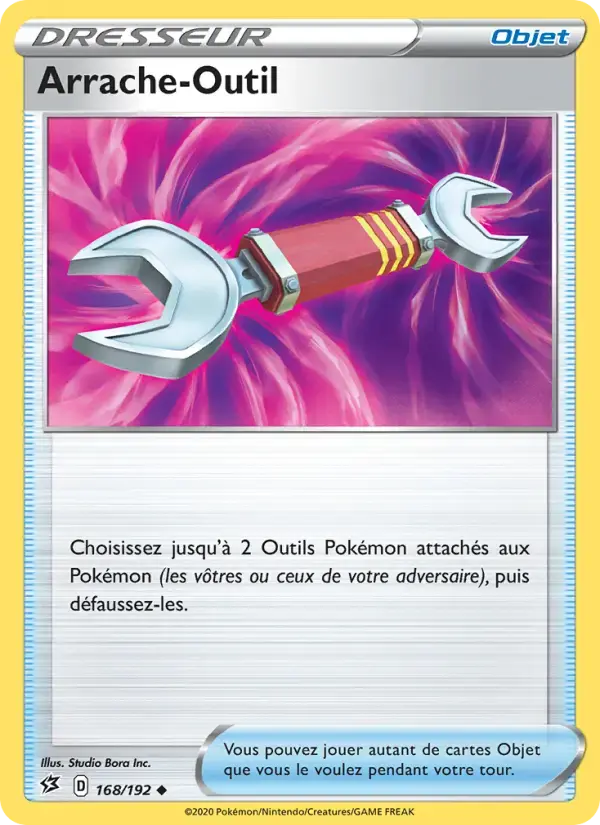Carte Pokémon Arrache-Outil #168 — Clash des Rebelles