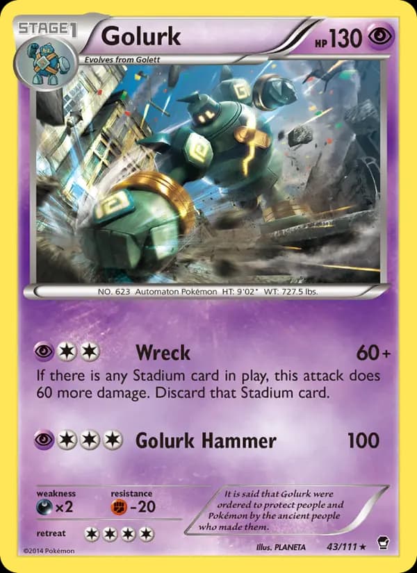 Golurk #43 — Furious Fists