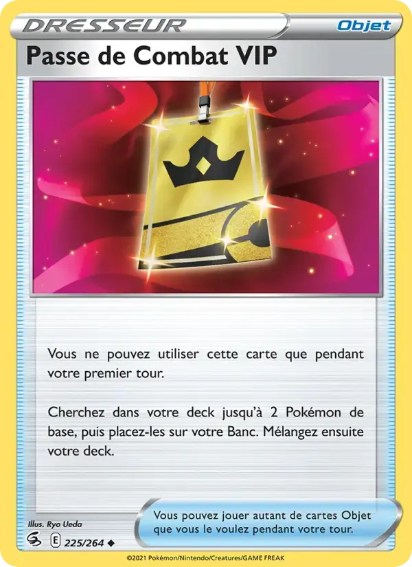 Carte Pokémon Passe de Combat VIP #225 — Poing de Fusion