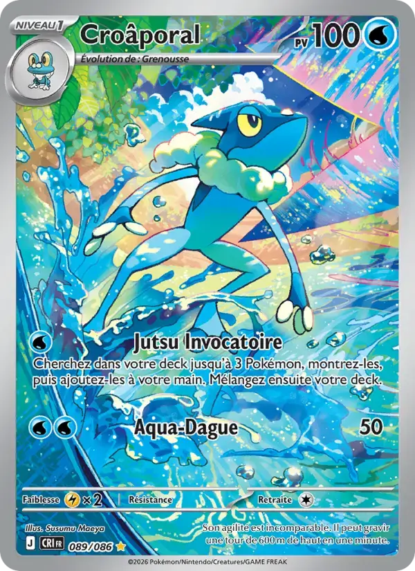 Carte Pokémon Croâporal #089 — Chaos Ascendant