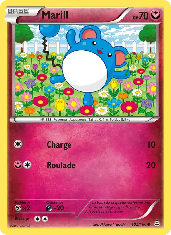 Carte Pokémon Marill #102 — Primo-Choc