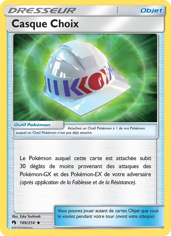 Carte Pokémon Casque Choix #169 — Tonnerre Perdu