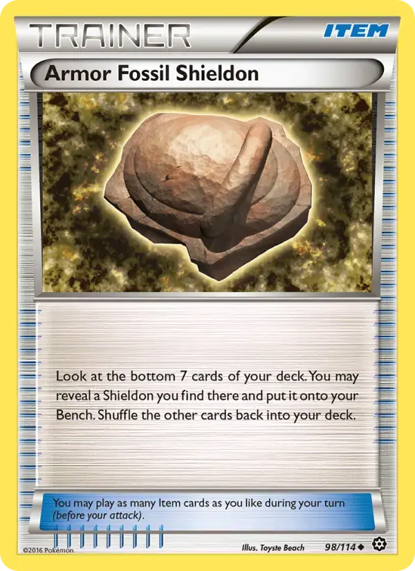 Armor Fossil Shieldon #98 — Steam Siege