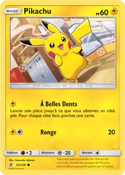 Carte Pokémon Pikachu #55 — Harmonie des Esprits
