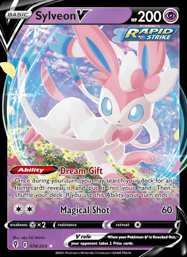 Sylveon V #74 — Evolving Skies
