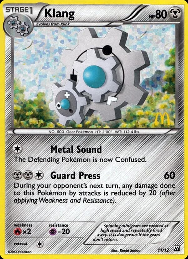 Carte Pokémon Clic #11 — 2012 Promo McDonald's