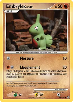 Carte Pokémon Embrylex #63 — Tempête