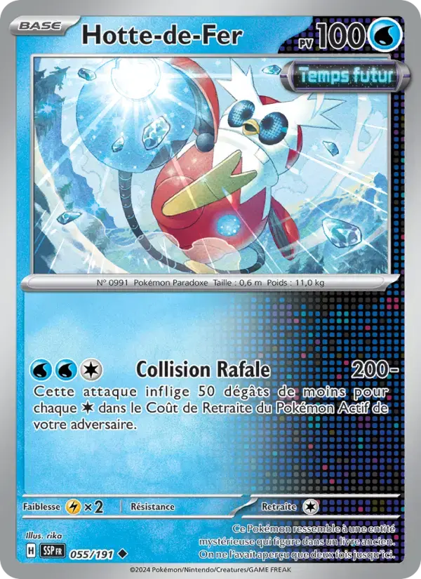 Carte Pokémon Hotte-de-Fer #055 — Étincelles Déferlantes