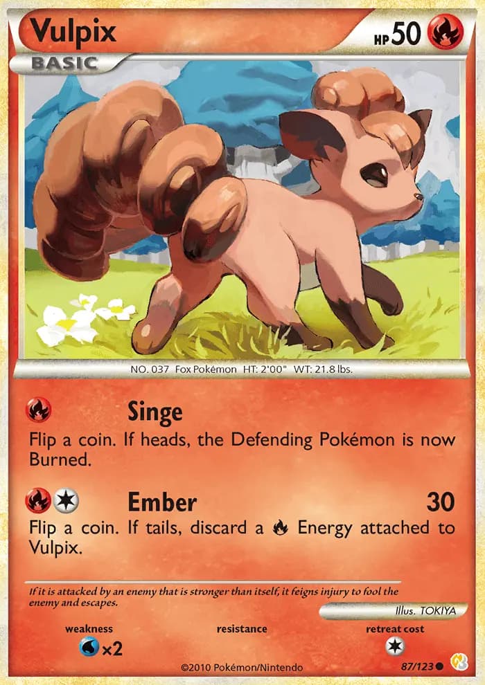 Vulpix #87 — HeartGold SoulSilver