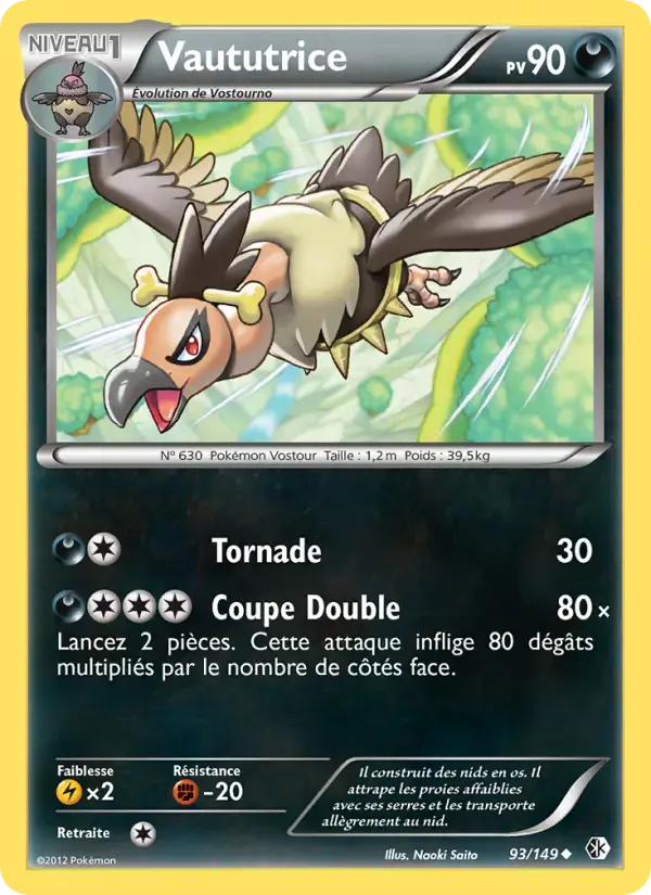 Carte Pokémon Vaututrice #93 — Frontières Franchies