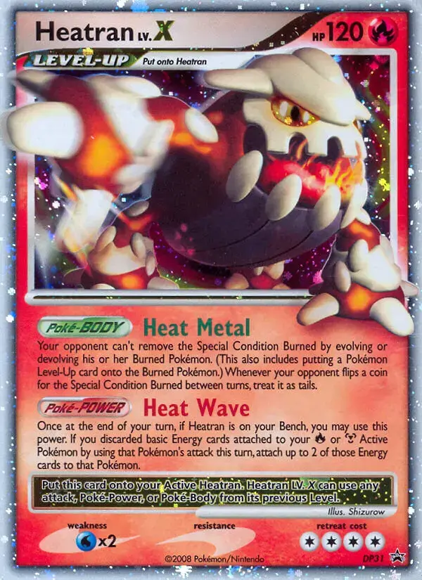 Carte Pokémon Heatran #DP31 — Promos Diamant et Perle