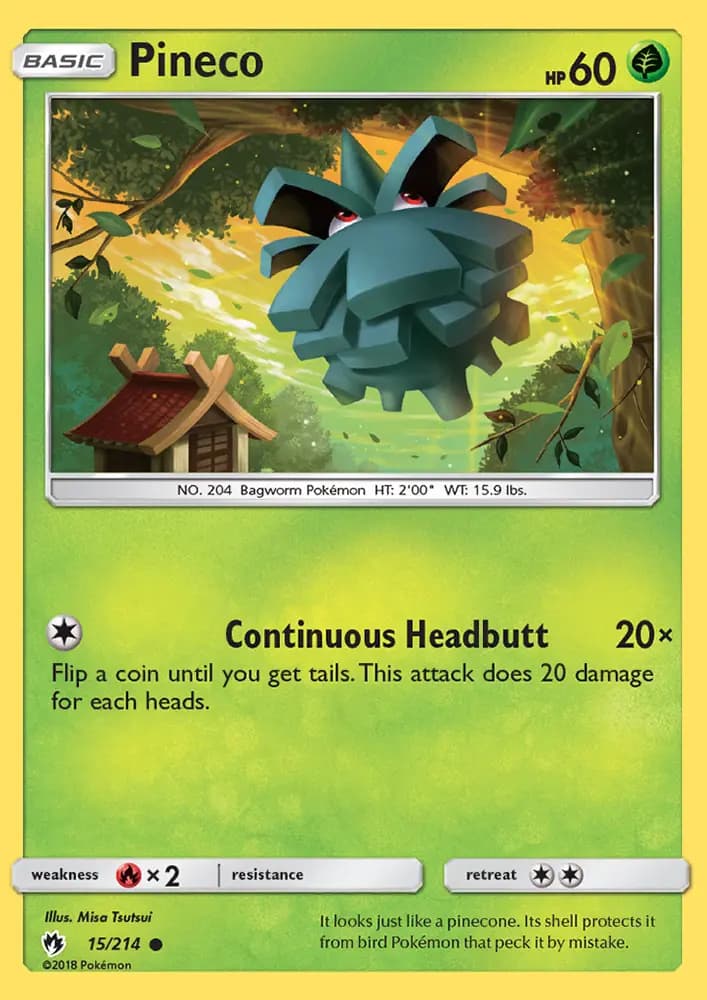Pineco #15 — Lost Thunder