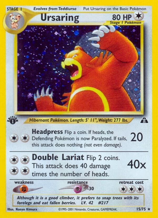 Ursaring #15 — Neo Discovery