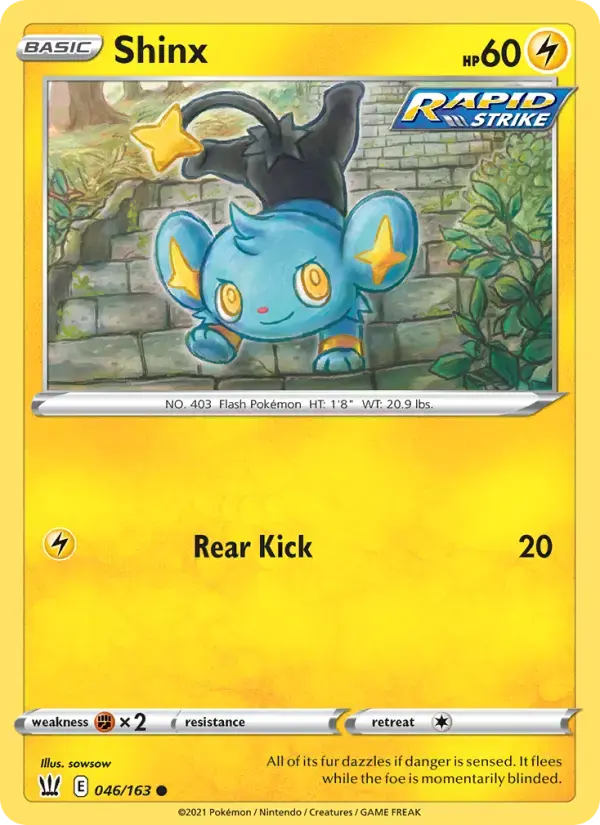 Shinx #046 Cosmos — Battle Styles