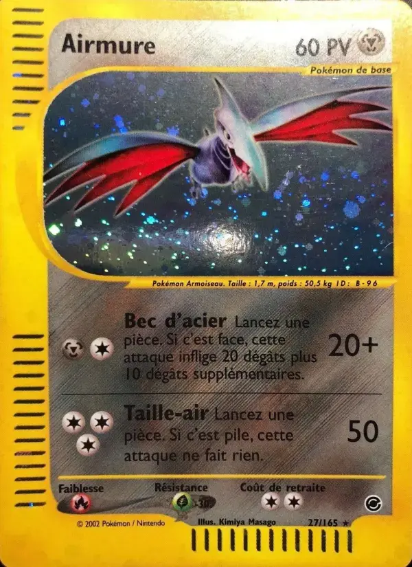 Carte Pokémon Airmure #27 — Expédition