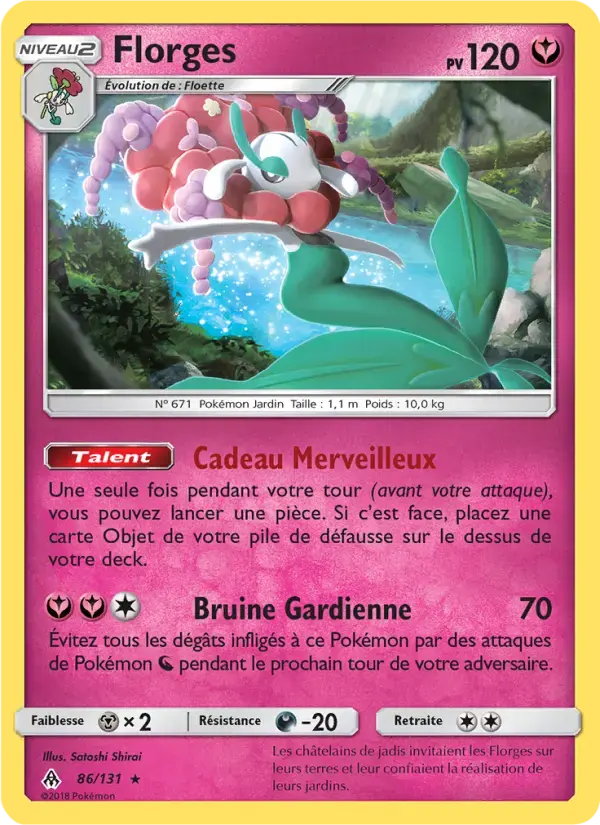 Carte Pokémon Florges #86 — Lumière Interdite