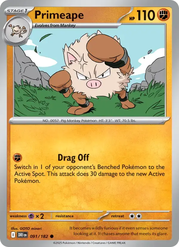 Primeape #091 — Destined Rivals