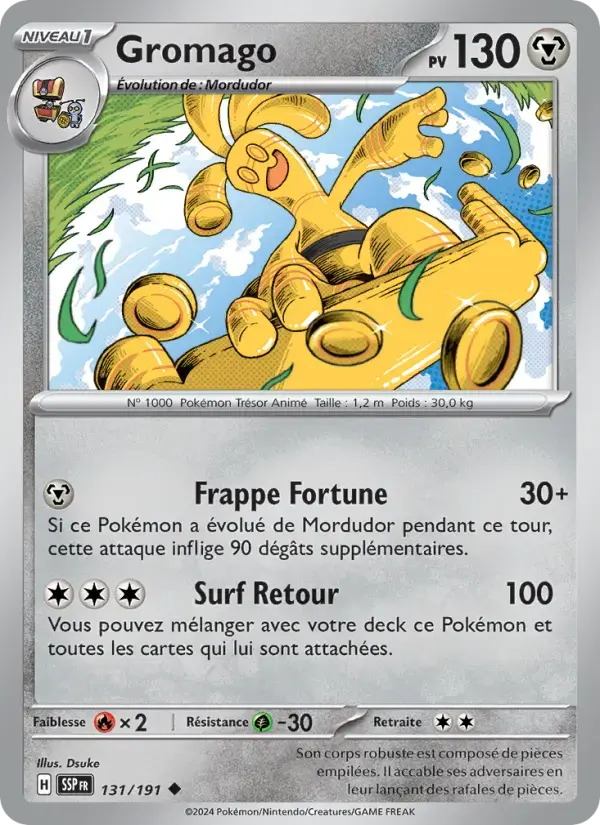 Carte Pokémon Gromago #131 — Étincelles Déferlantes