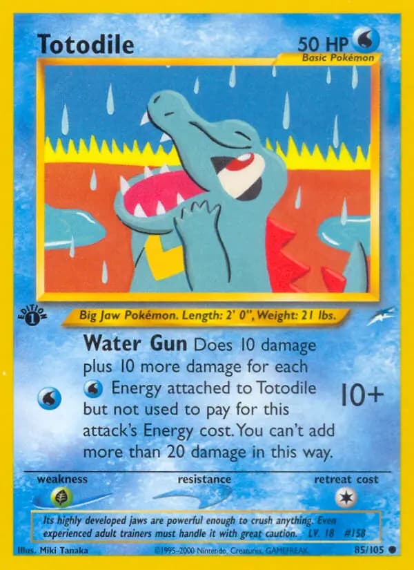 Totodile #85 — Neo Destiny