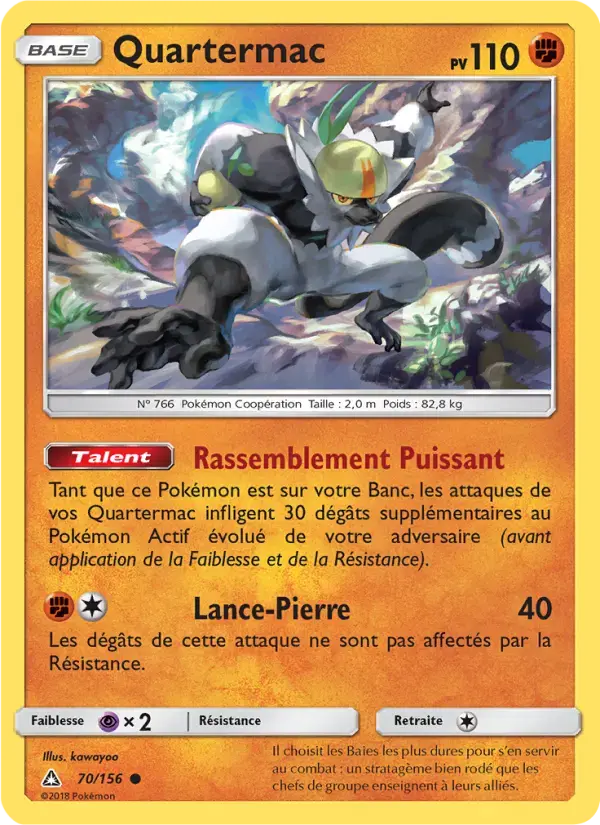 Carte Pokémon Quartermac #70 — Ultra-Prisme