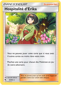 Carte Pokémon Hospitalité d’Erika #56 — Destinées Occultes