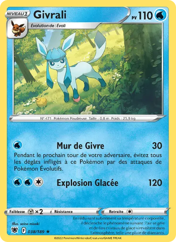 Carte Pokémon Givrali #038 — Astres Radieux