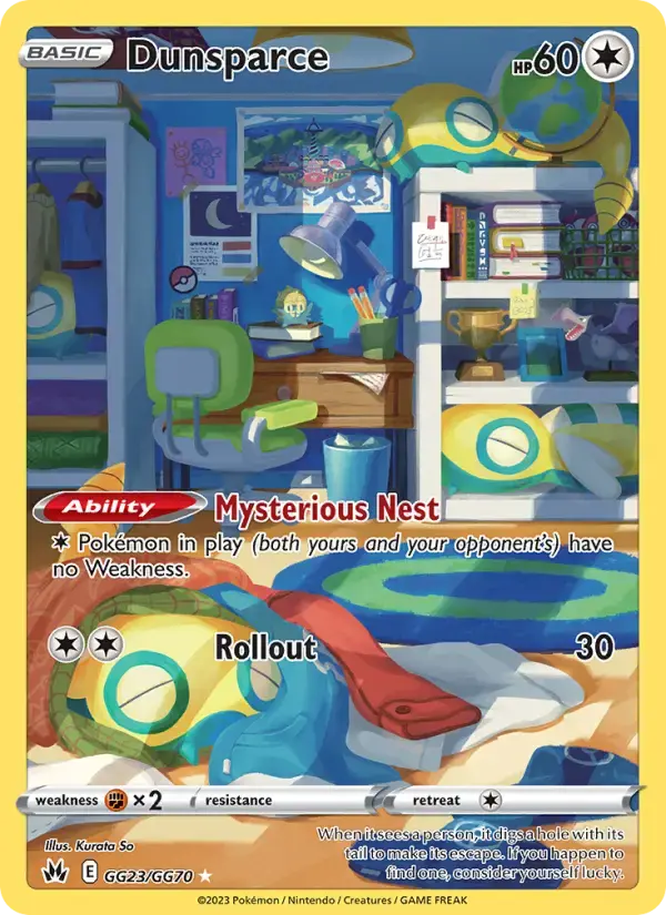Dunsparce #GG23 — Crown Zenith