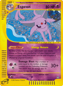 Carte Pokémon Mentali #H09 — Aquapolis
