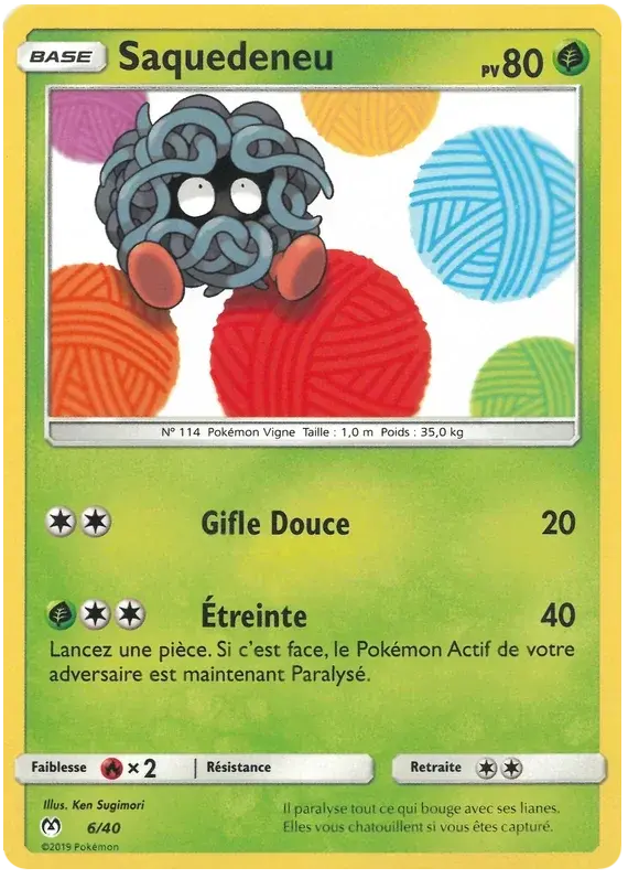 Tangela #6 — 2019 McDonald's Collection (France)