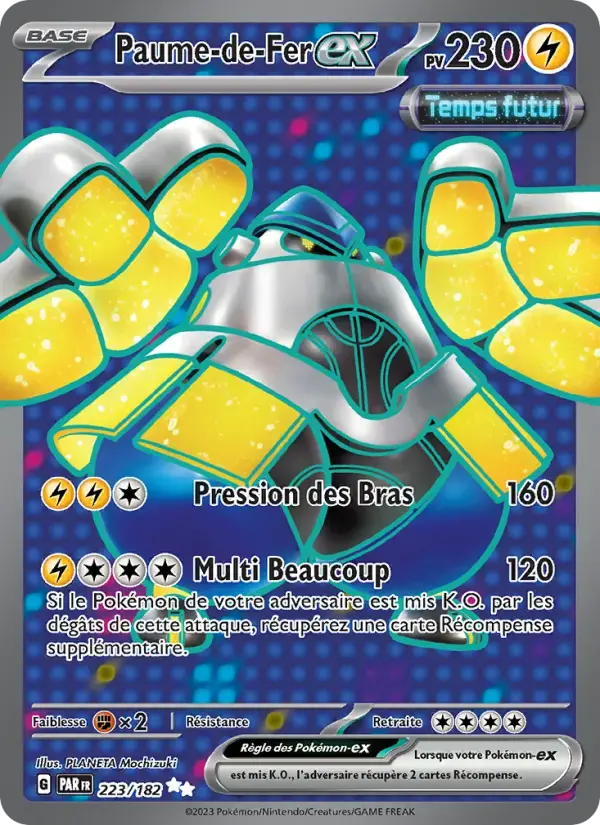 Carte Pokémon Paume-de-Fer-ex #223 — Faille Paradoxe