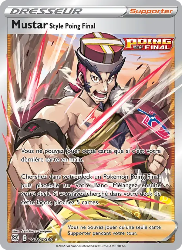 Carte Pokémon Mustar Style Poing Final #TG28 — Stars Étincelantes