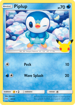 Carte Pokémon Tiplouf #20 — 2021 Promo McDonald's