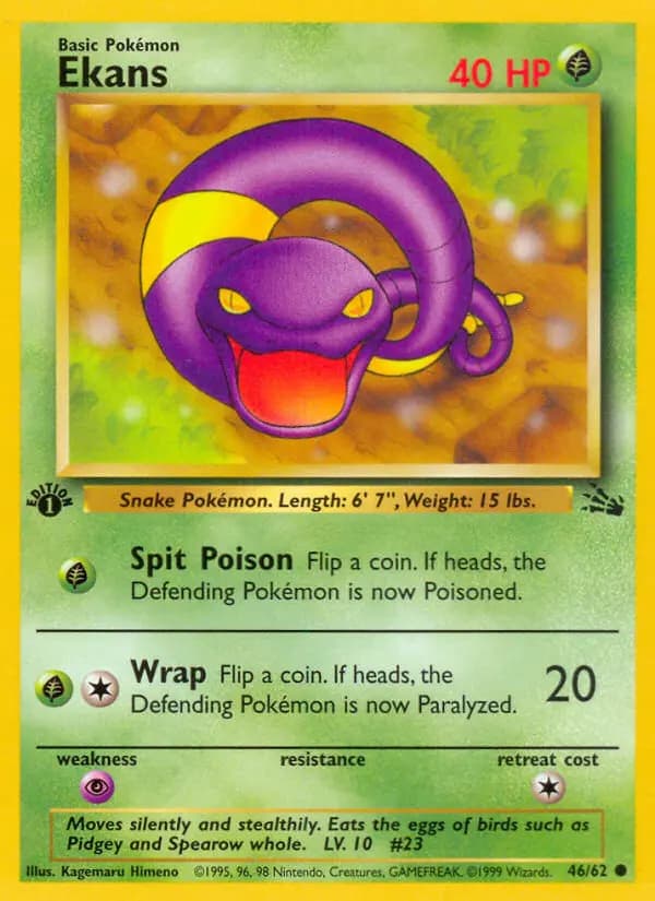 Ekans #46 — Fossil