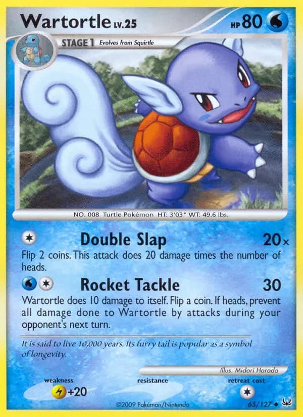 Wartortle #65 — Platinum