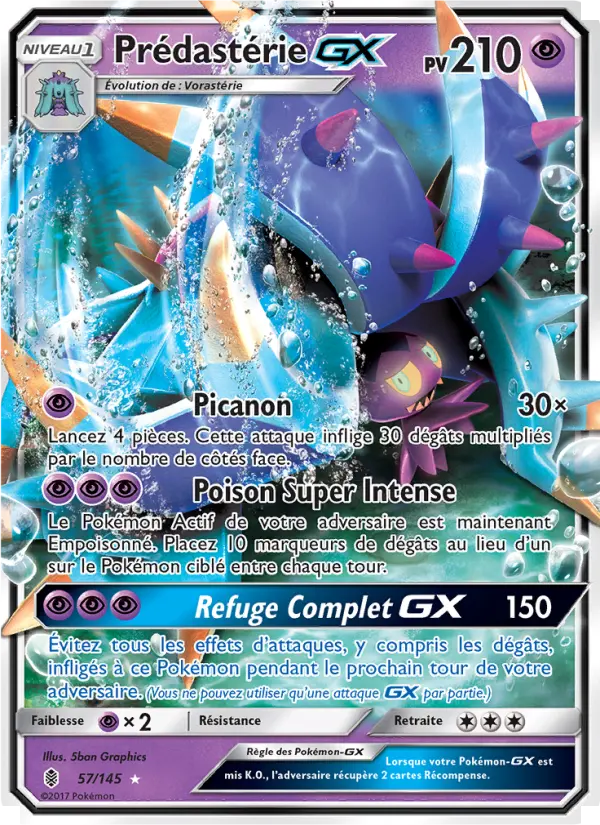 Carte Pokémon Prédastérie GX #57 — Gardiens Ascendants
