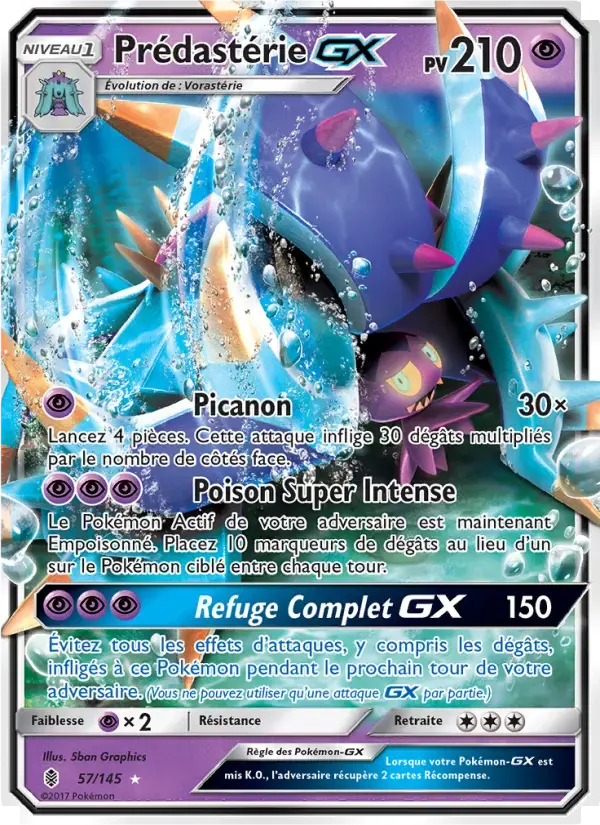 Carte Pokémon Prédastérie GX #57 — Gardiens Ascendants