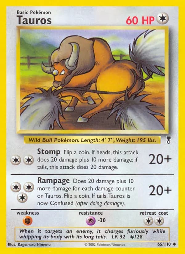 Tauros #65 — Legendary Collection