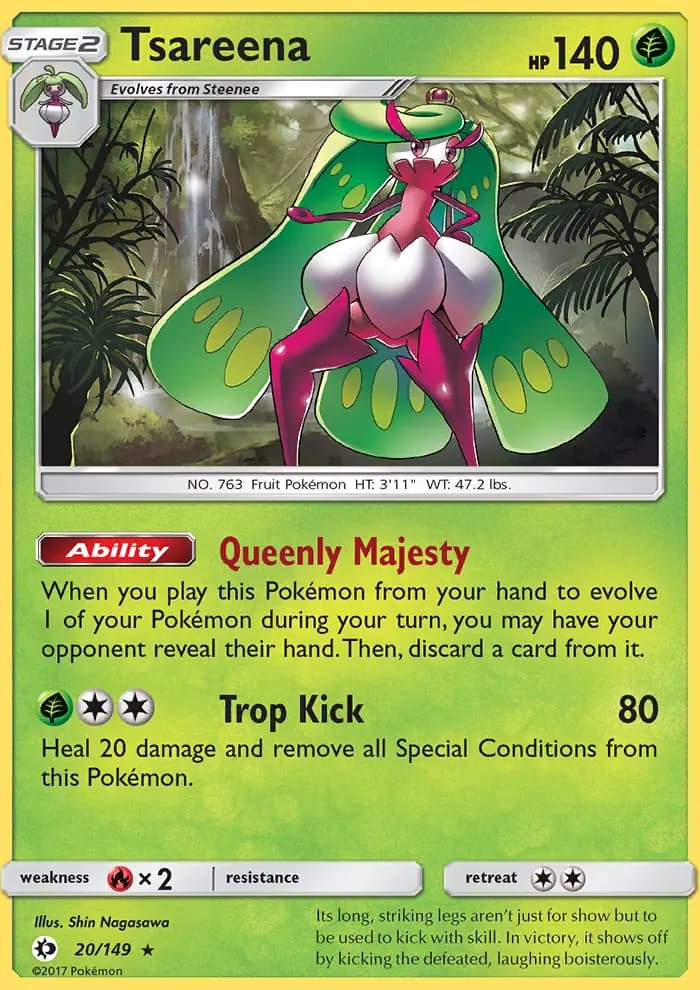 Tsareena #20 — Sun & Moon